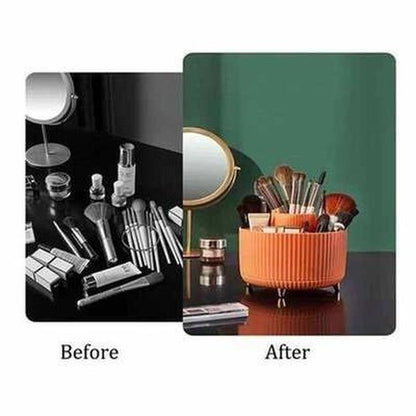 Rotating Makeup Storage Box Cosmetic Organizer