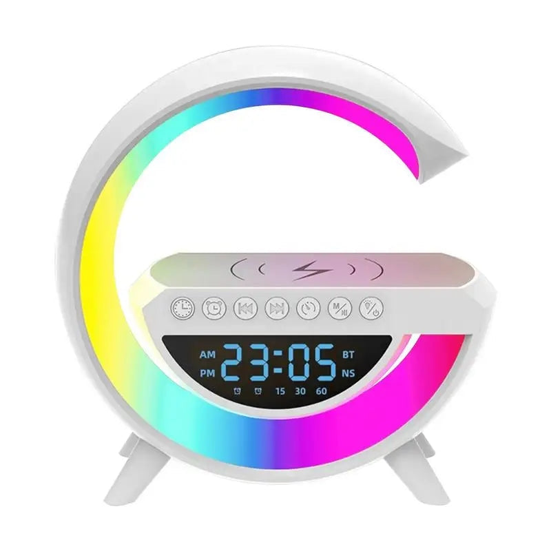 LED Alarm Clock with Atmosphere Lamp & MP3 Player