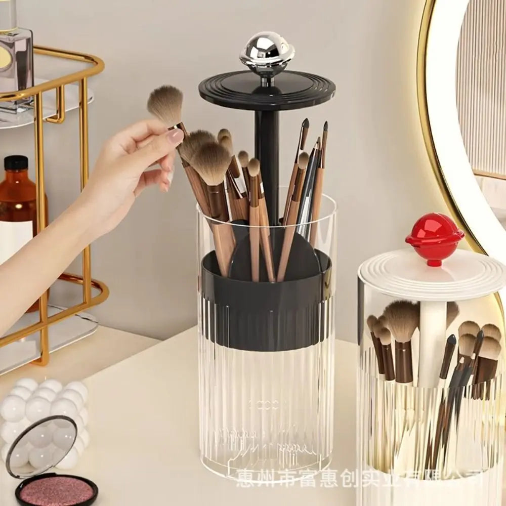 Automatic Lifting Makeup Brush Holder