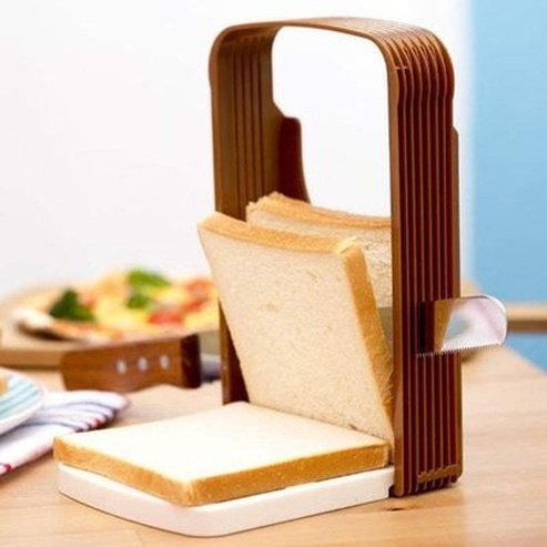 Toast Bread Slicer Stand Slicing Tool Cutting Guide