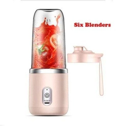 Portable and Electric 6 Blades Multifunction Juice Blender