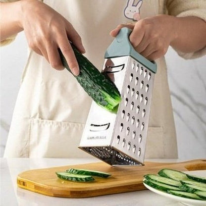 Home Box With 4 Sides Stainless Steel Blades Grater 