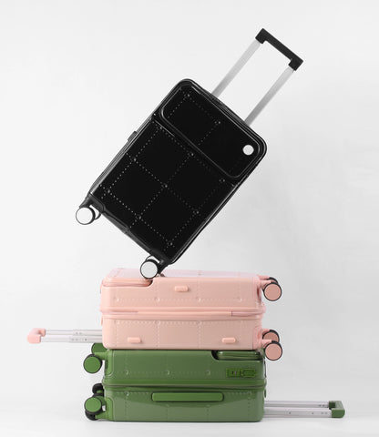 Front-Opening Trolley Luggage with Universal Wheels