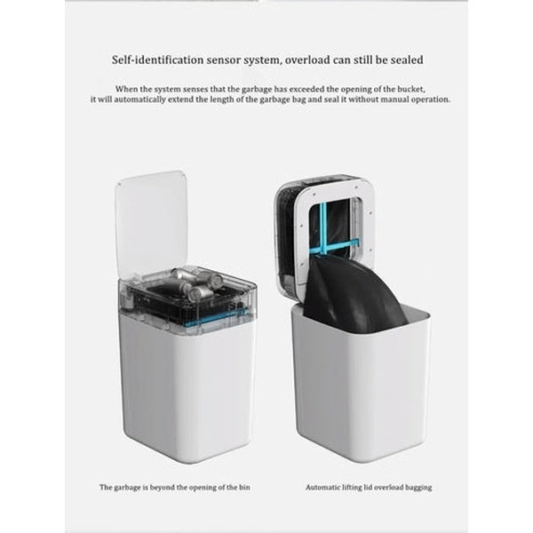 Automatic Touchless Garbage Bin for Kitchen and Bathroom