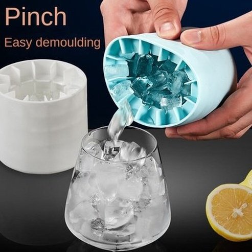 Ice tray, ice cube mold, food grade tray, quick freezing silicone ice maker, creative design, ice cubes, whiskey, beer. Product Type: Ice Cube Trays & Molds.