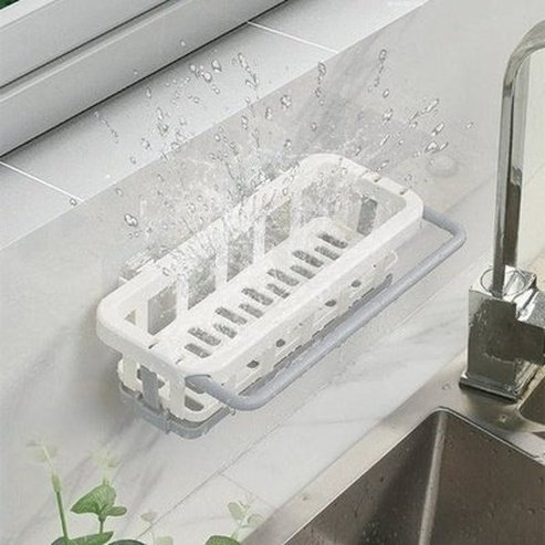 Sink PVC Drain Rack Storage Sponge Holder