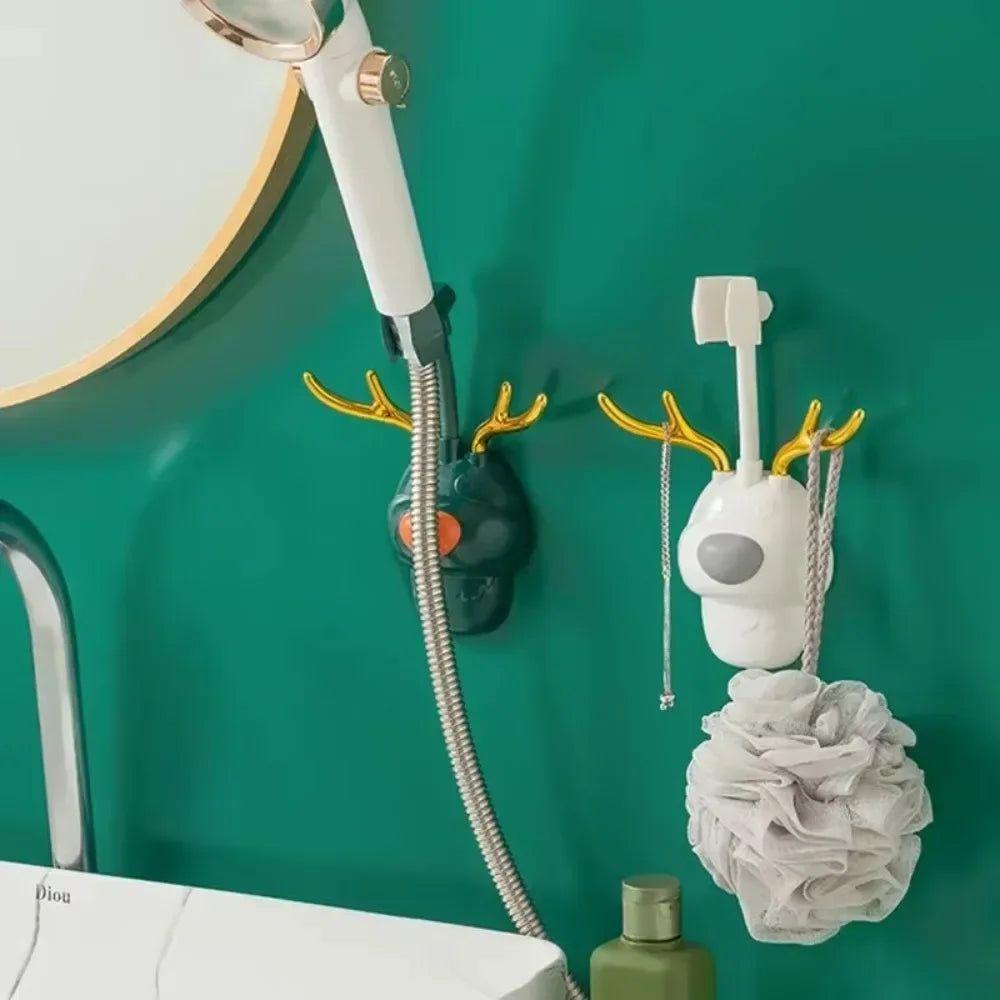 Elk Modeling Hair Dryer Holder Bathroom Organizer