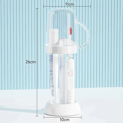 Adjustable Two-Use Toothbrush Cup Rack