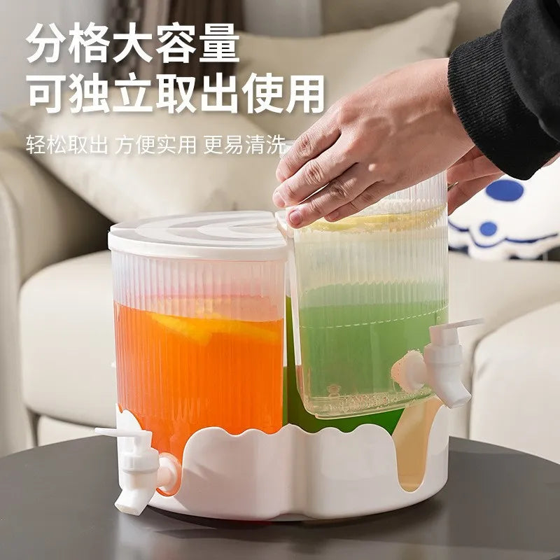 Rotating Glacier Pattern Beverage Dispenser