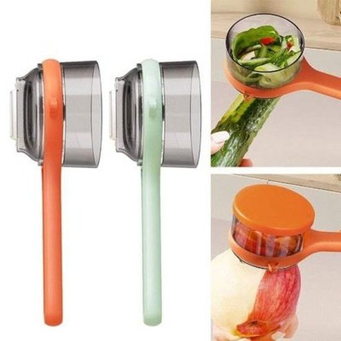 Multi-function Scraper Kitchen Slicer With Storage Bucket 