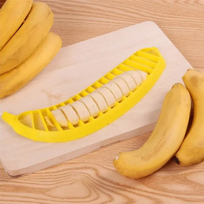 Banana Slicer Kitchen Gadgets Fruit & Vegetable Cutter for Salads