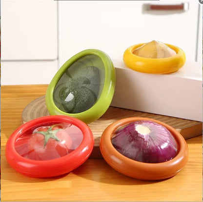 Silicone Food Storage for Avocados, Lemons, and Vegetables with Sealed Box