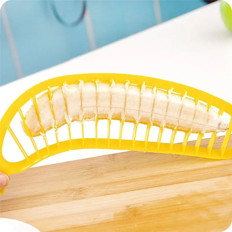 Banana Slicer Kitchen Gadgets Fruit & Vegetable Cutter for Salads