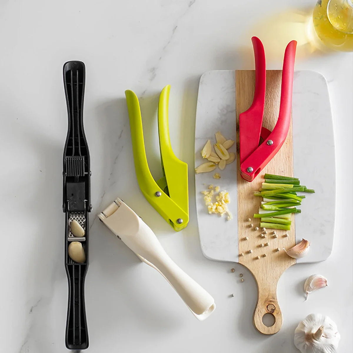 Stainless Steel Manual Garlic Press