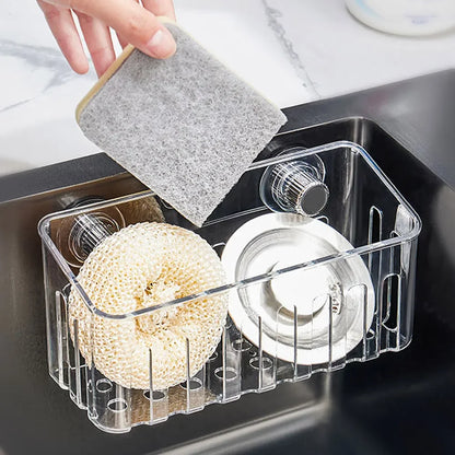 Plastic Soap & Sponge Holder