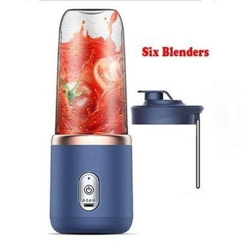 Portable and Electric 6 Blades Multifunction Juice Blender