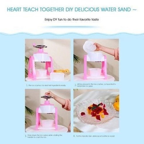 Portable Ice Blenders Tools Multi-function Kitchen Supplies Manual Ice Crusher Hand Shaved Ice Machine. Kitchen Appliances. Type: Ice Crushers & Shavers.