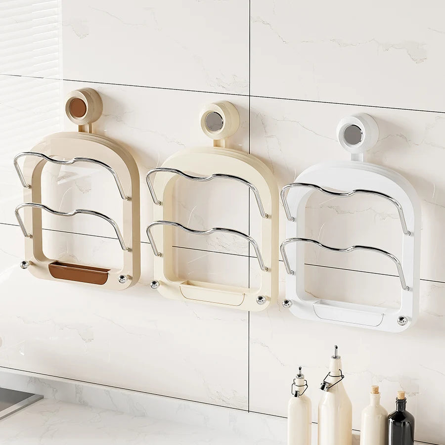 Wall-Mounted Kitchen Storage Rack