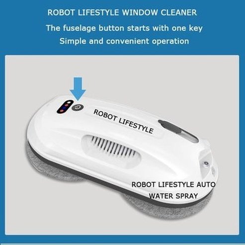 Robot Window Cleaner Automatic Water Spray APP/Remote Control Electric Robotic Vacuum Washer High Suction Washing Wiper. Household Appliances. Type: Vacuums.