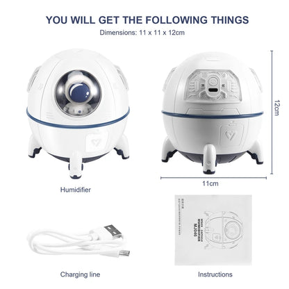 Astronaut Spaceship Aromatherapy Air Humidifier and Fragrance Diffuser