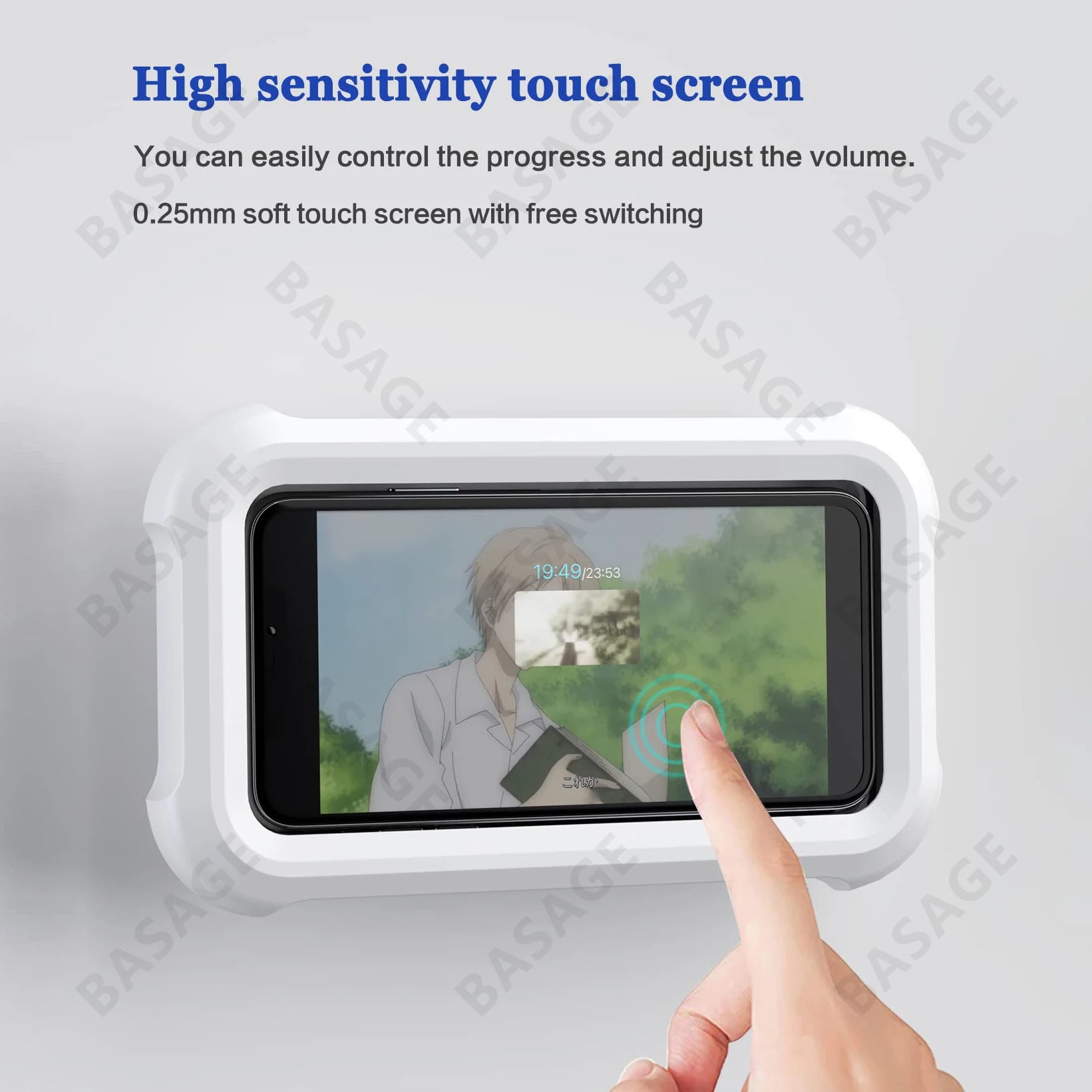 Waterproof Shower Phone Case - 480° Rotation, Anti-Fog