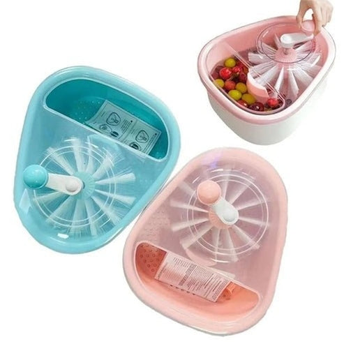 Easy-Clean Fruit & Vegetable Spinner with Washing Bowl