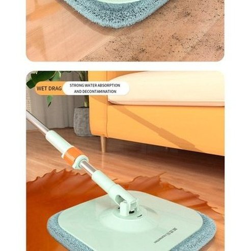 Clean Dirty Separation Mop Household Hands Free Spin Mop Wet Dry Floor Mopping Artifact Mop Bucket Cleaning Tools. Household Cleaning Supplies. Type: Mops.