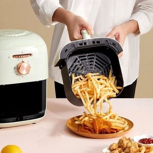 Air Fryer New Style Home Large Capacity Multi-function Fully Automatic Fully Automatic Chip Maker 3L Airfryer. Kitchen Appliances. Food Cookers and Steamers