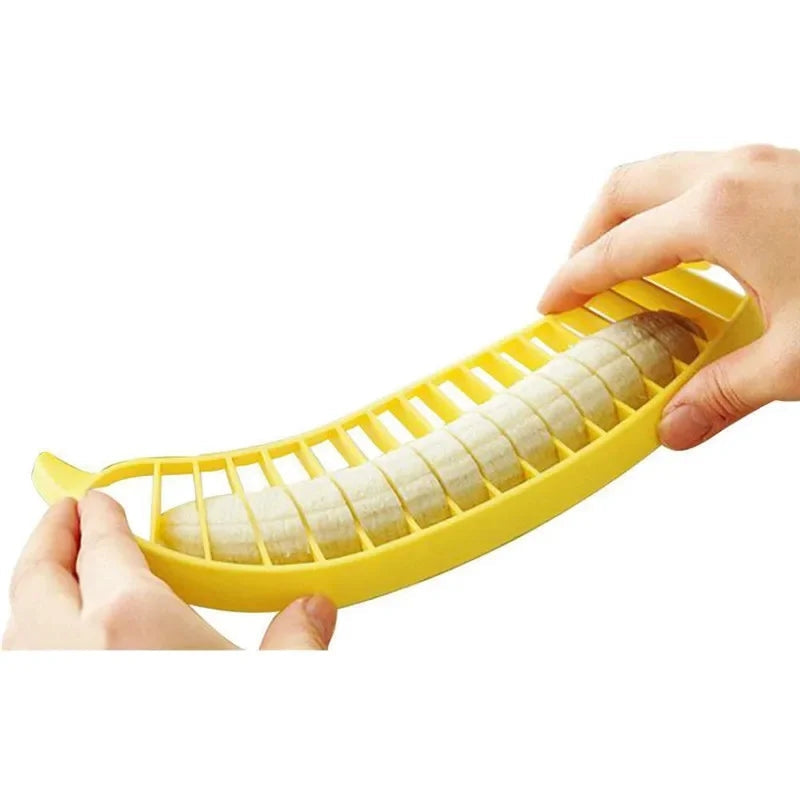 Banana Slicer Kitchen Gadgets Fruit & Vegetable Cutter for Salads