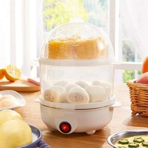 Double Layer Multifunction Electric Egg Cooker