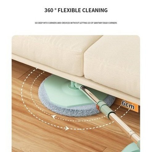 Clean Dirty Separation Mop Household Hands Free Spin Mop Wet Dry Floor Mopping Artifact Mop Bucket Cleaning Tools. Household Cleaning Supplies. Type: Mops.