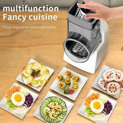 Multi-functional Electric Slicer, Grater & Dicer