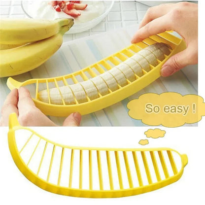 Banana Slicer Kitchen Gadgets Fruit & Vegetable Cutter for Salads