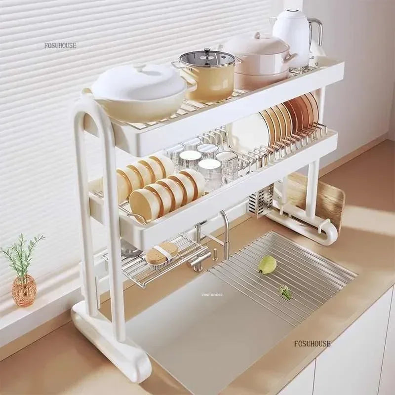 Multifunctional Stainless Steel Dish Drying Rack