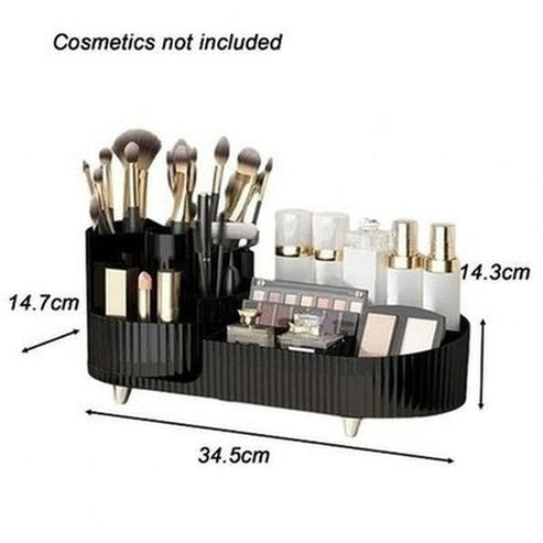 Rotating Cosmetic Storage Box Makeup Brush Organizer