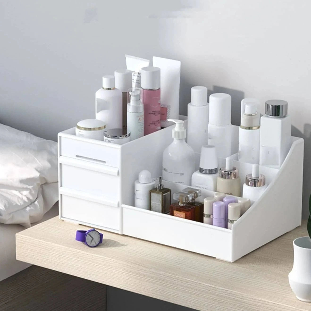 Modern Desktop Organizer Storage Box for Cosmetics