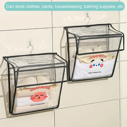 Wall-Mounted Waterproof Storage Bag Organizer with Phone Compartment