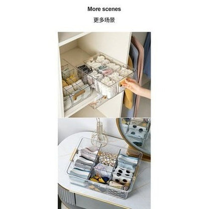 Wall Hanging Underwear Organizer Drawer Storage Box Bedroom Underwear Bra Socks Tie Clear Top Hanging Finishing Container. Type: Household Storage Drawers.