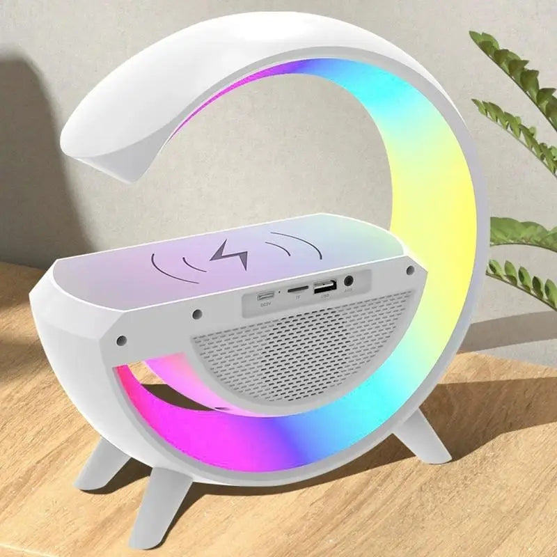 LED Alarm Clock with Atmosphere Lamp & MP3 Player