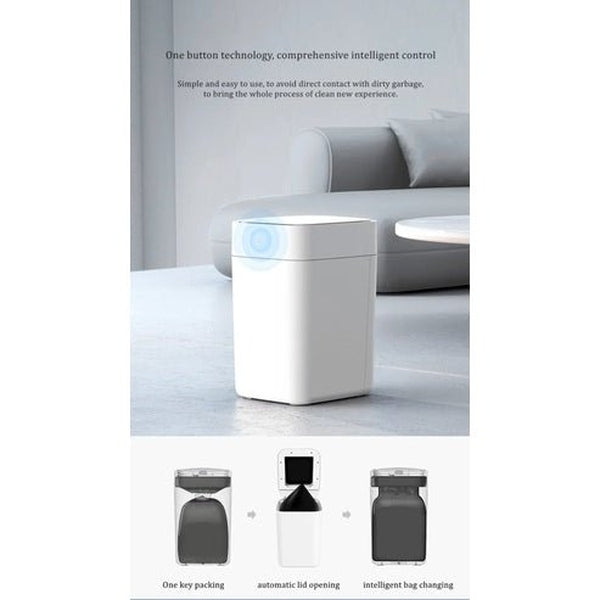 Automatic Touchless Garbage Bin for Kitchen and Bathroom