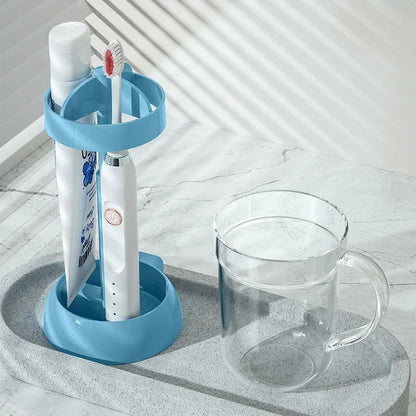 Adjustable Two-Use Toothbrush Cup Rack