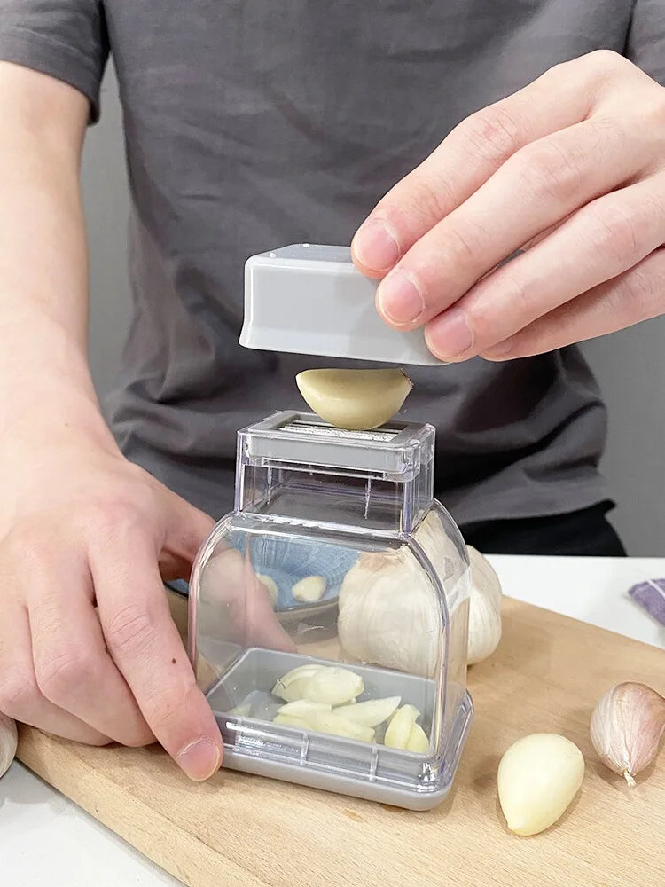 Commercial Garlic Slicer – Manual Cutter