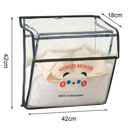 Wall-Mounted Waterproof Storage Bag Organizer with Phone Compartment