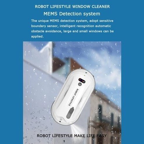 Robot Window Cleaner Automatic Water Spray APP/Remote Control Electric Robotic Vacuum Washer High Suction Washing Wiper. Household Appliances. Type: Vacuums.