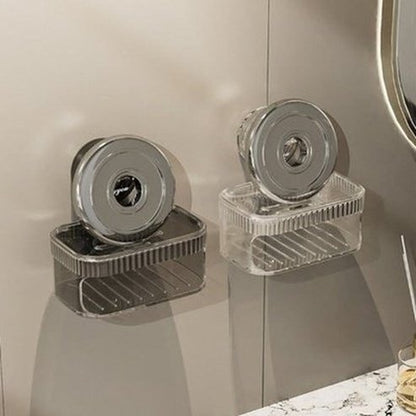 Wall-mounted Suction Cup Draining Soap Box