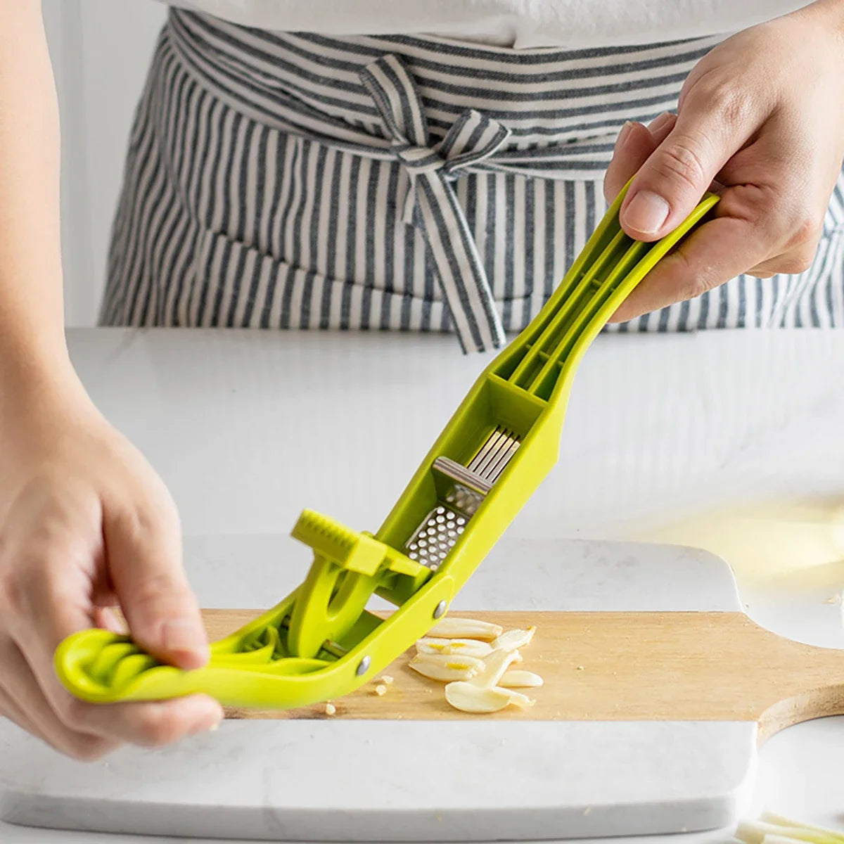 Stainless Steel Manual Garlic Press