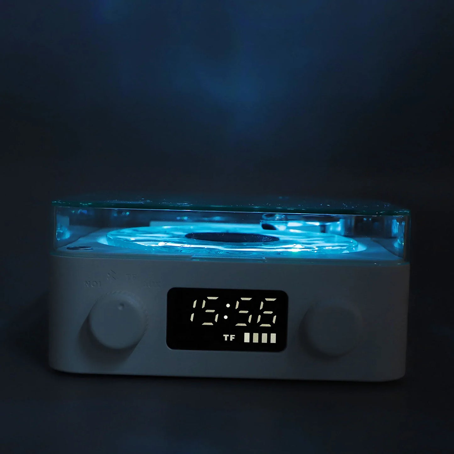 Bluetooth Speaker with Night Light & Time Display