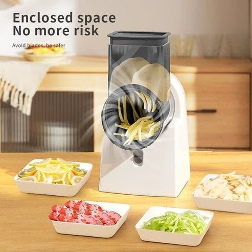 Multi-functional Electric Slicer, Grater & Dicer