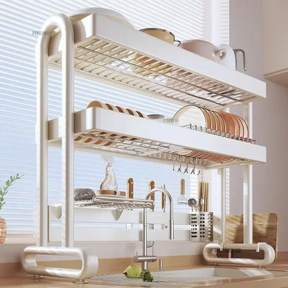 Multifunctional Stainless Steel Dish Drying Rack