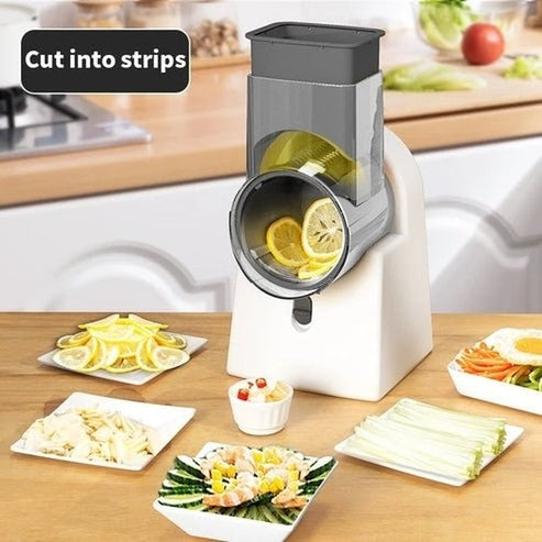 Multi-functional Electric Slicer, Grater & Dicer